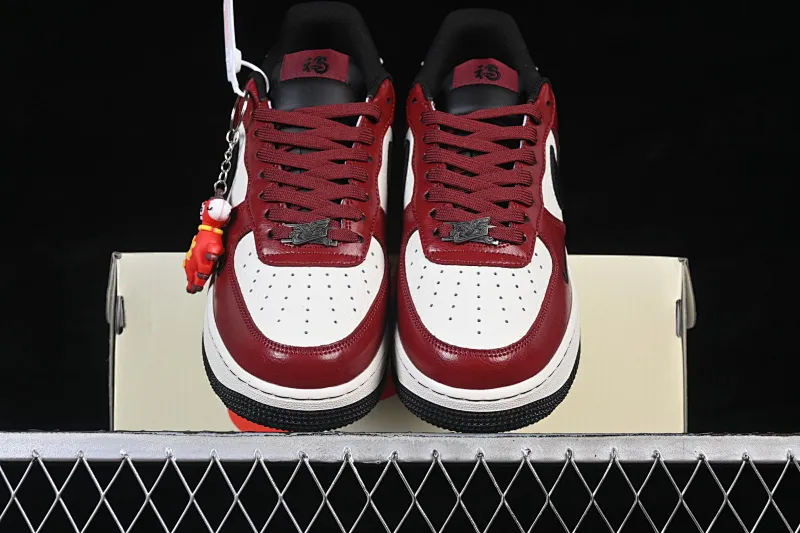 All categories Nk Air Force 1 Air Force series Nk Air Force 1 Low Air Force low top Nike Air Force 1'07 Low Year of the Horse limited edition Red milk white Air Force 1 low top casual sneakers HF3148-102